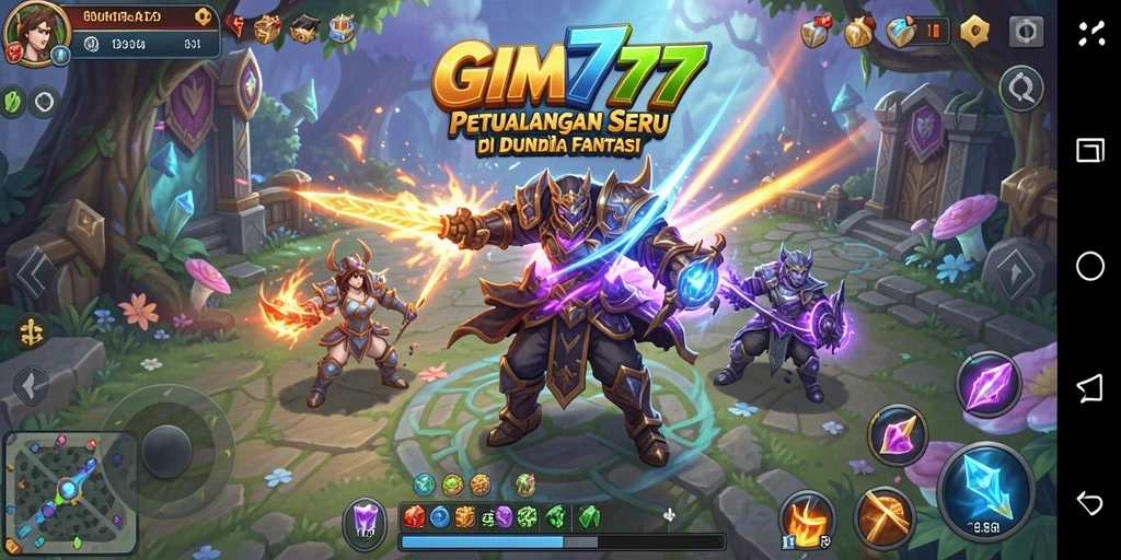 Tampilan gameplay GIM777 menampilkan petualangan yang seru dan menarik.
