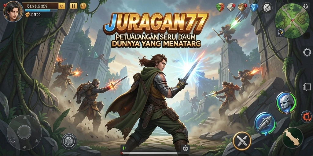 Gameplay JURAGAN77 dengan petualangan yang mendebarkan.
