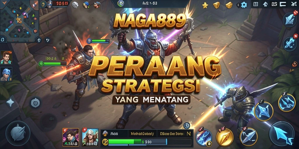 Tampilan gameplay NAGA889 yang intens dan strategis.