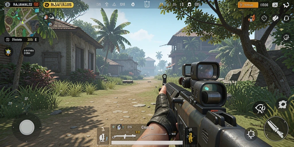 Gameplay menarik dalam pertempuran TPS RAJAWALI55.