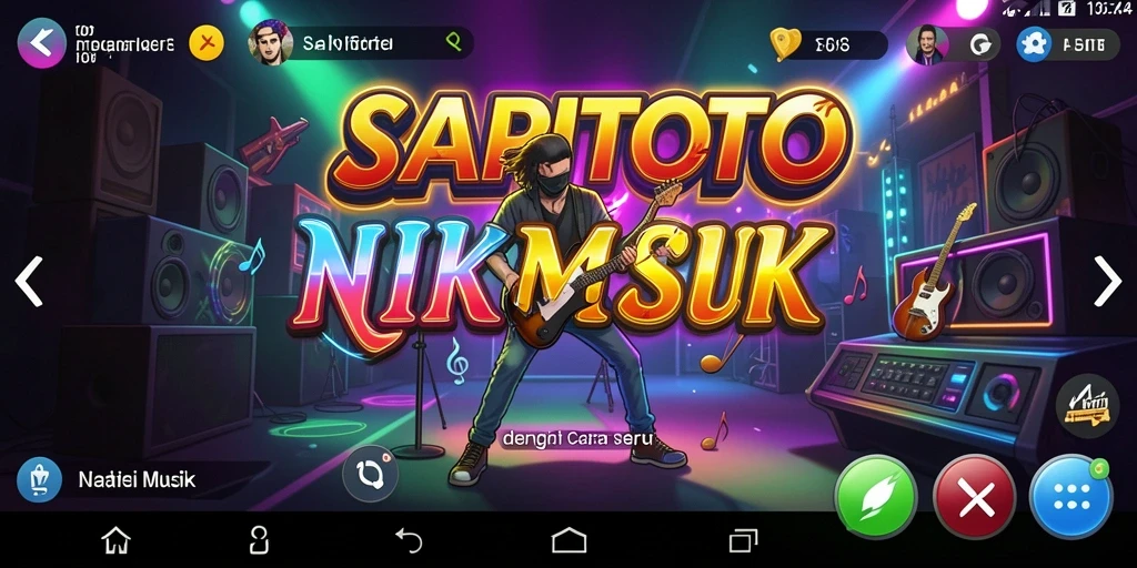 Tampilan interaktif gameplay SAPITOTO yang menyenangkan dan menarik.