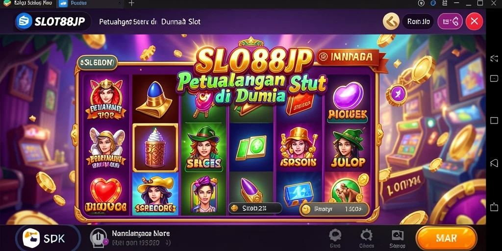 Tampilan gameplay seru dan menegangkan di SLOT88JP.