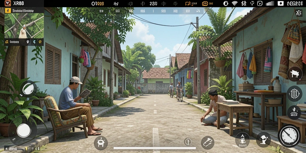 Gameplay XR88 yang menarik dan realistis dalam simulasi kehidupan.